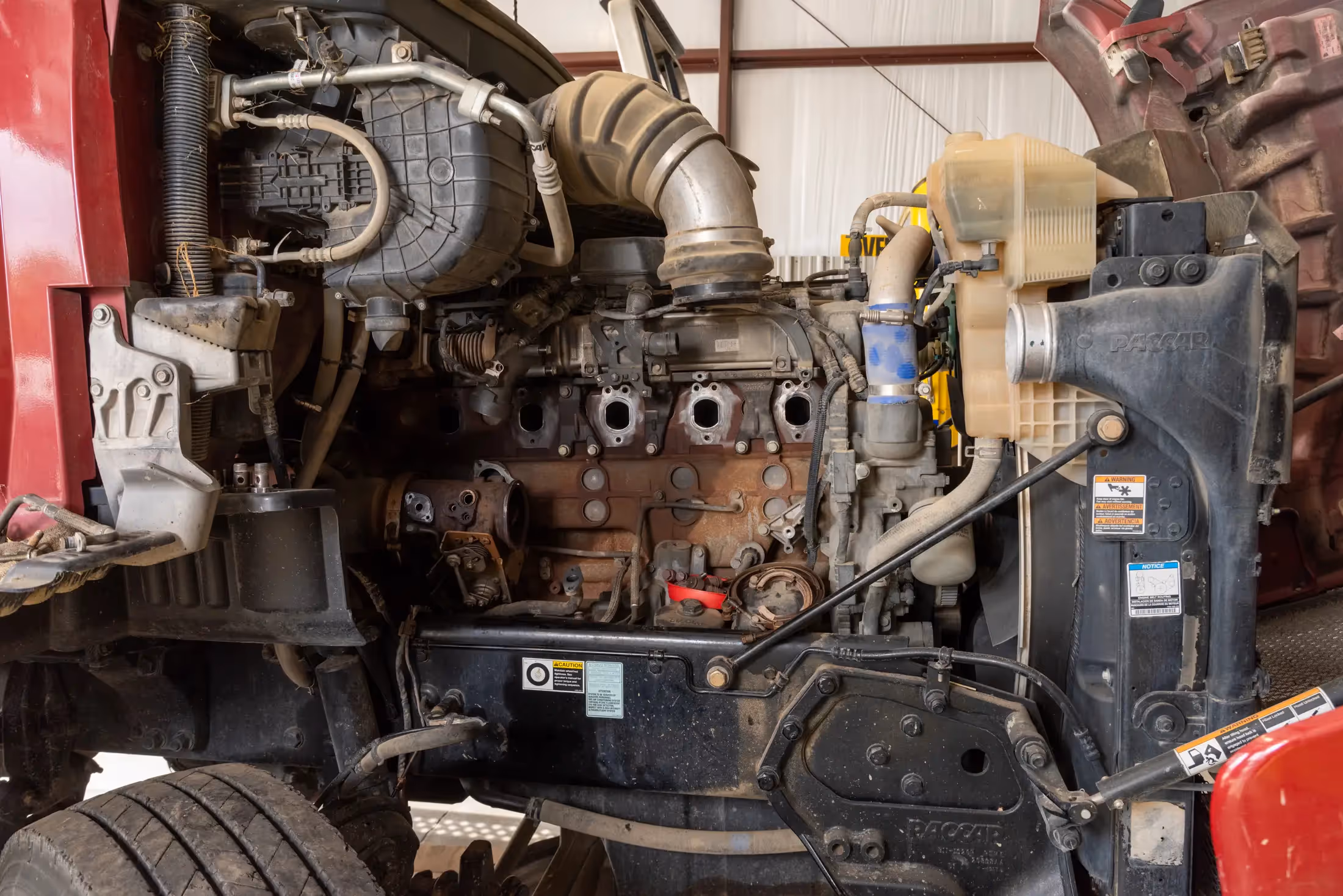 Diesel mechanic performing EGR & DPF services in Willows, CA