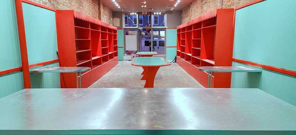 Harry Styles' Pleasing pop up store in Chicago.