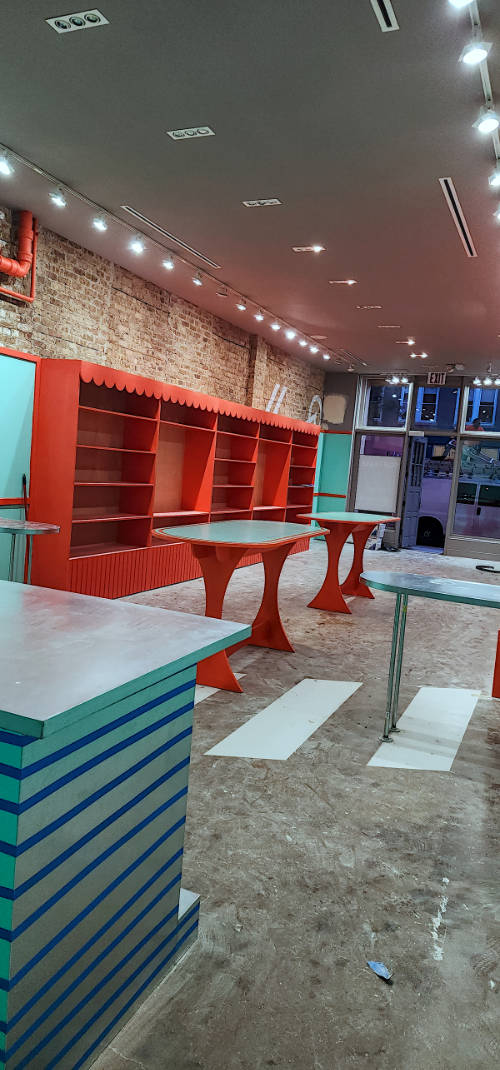 Harry Styles' Pleasing pop up store in Chicago.