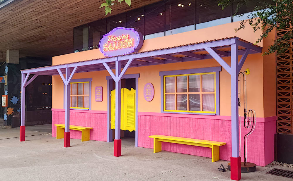 Harry Styles' Pleasing pop up store in Austin.