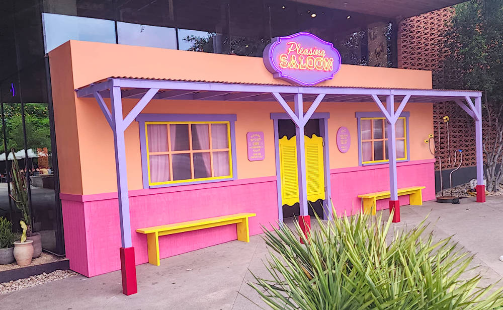 Harry Styles' Pleasing pop up store in Austin.