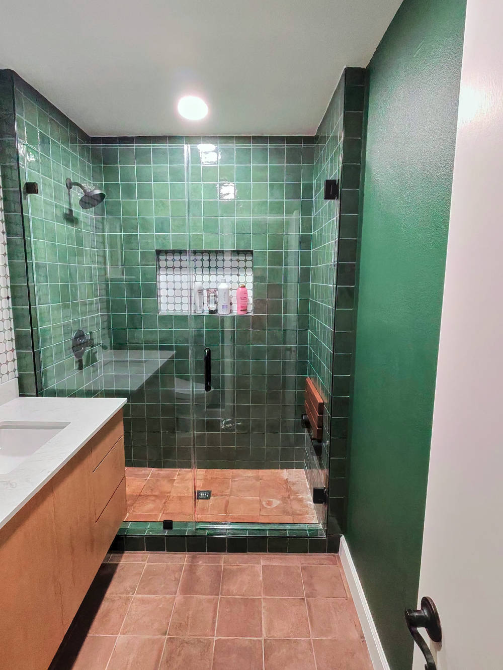 Bathroom remodel after.