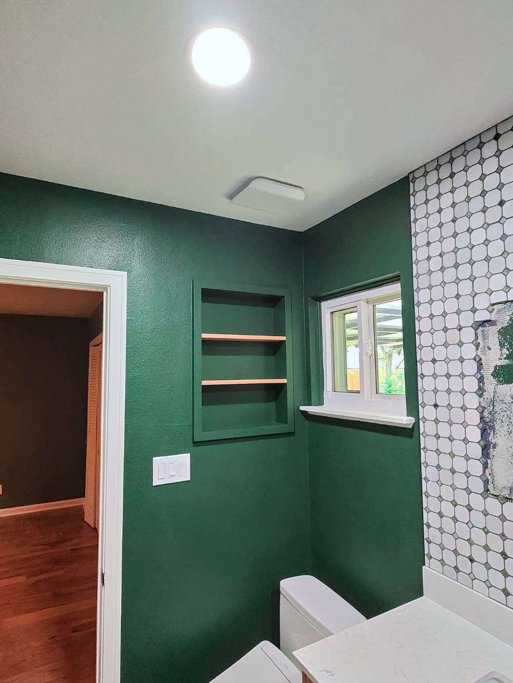 Bathroom remodel after.