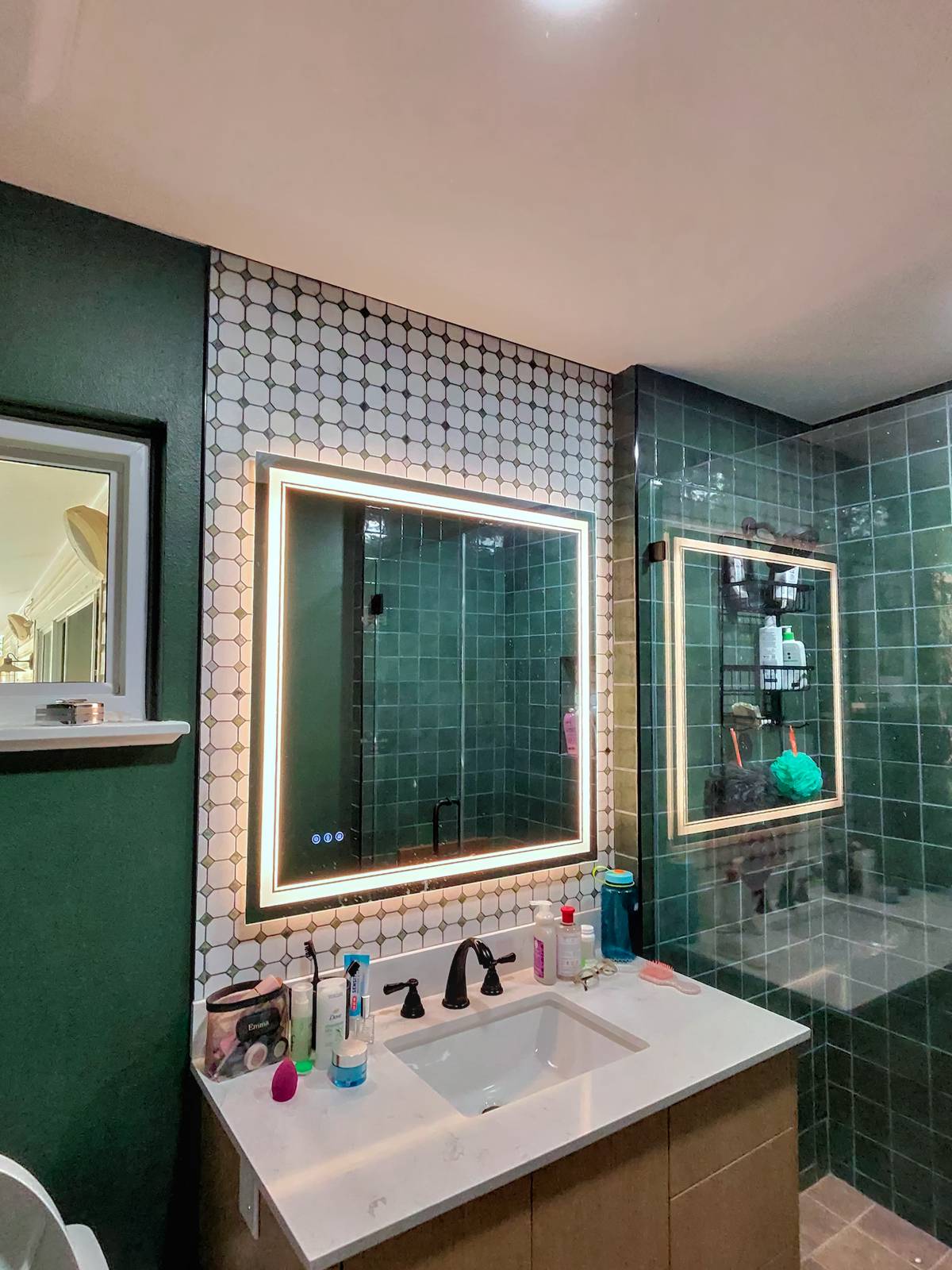Bathroom remodel after.