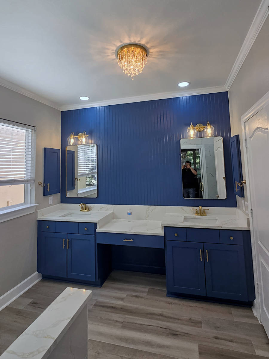 Bathroom remodel.