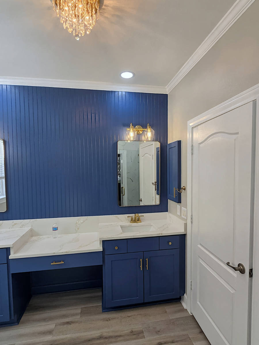 Bathroom remodel.