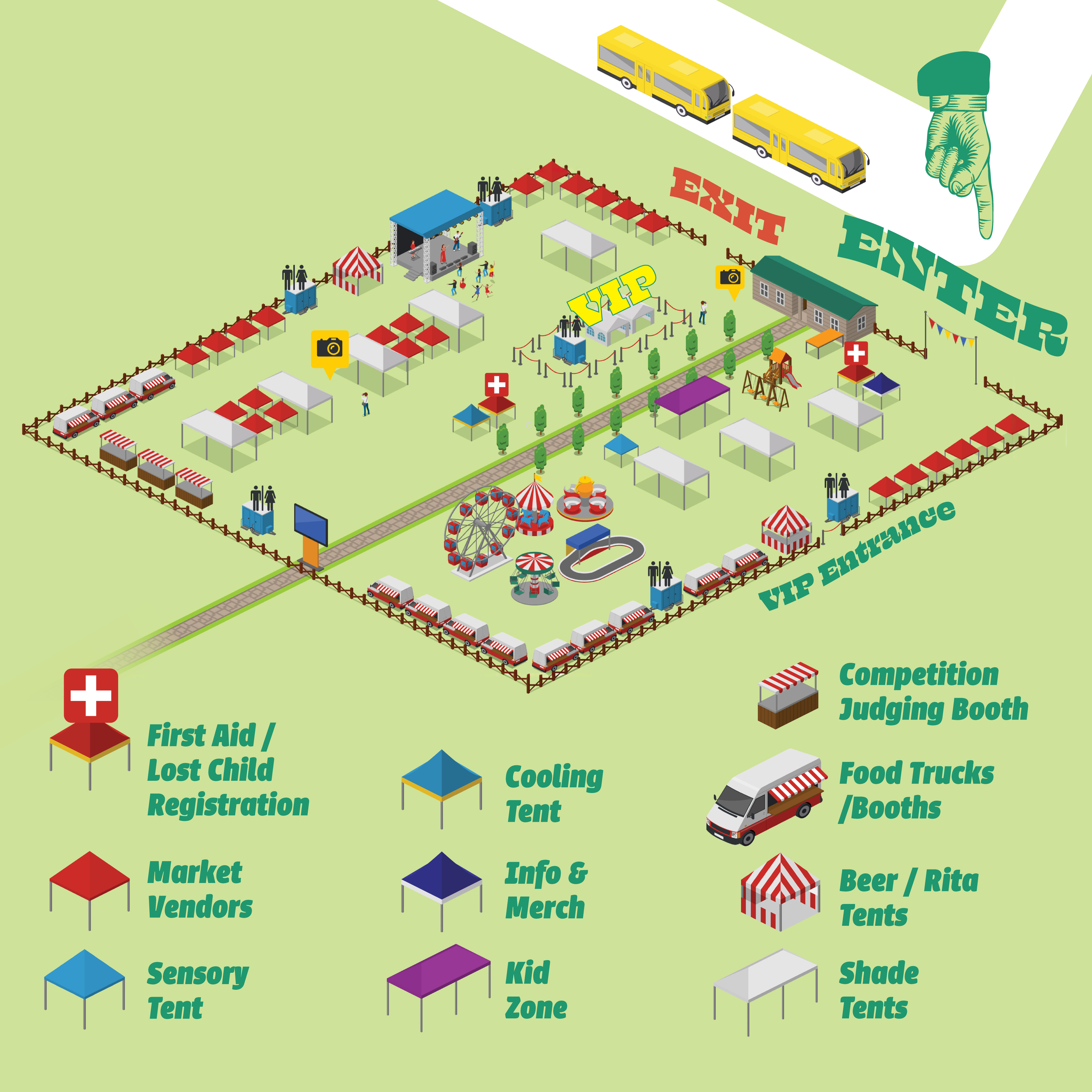 Kyle Fair 2026 Event Map