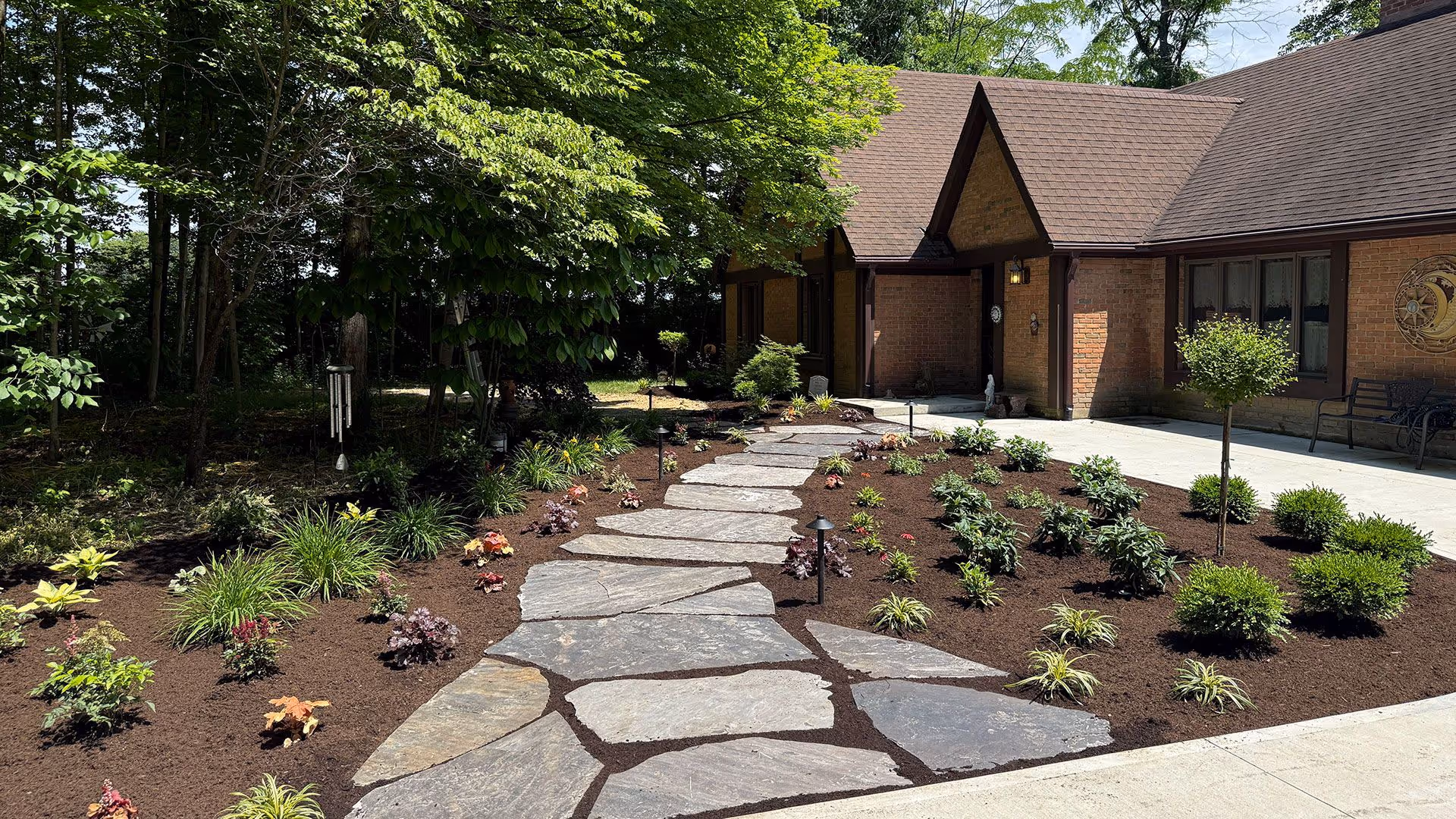 Professional landscape design and installation by Weidner Landscape Solutions landscaping company near me
