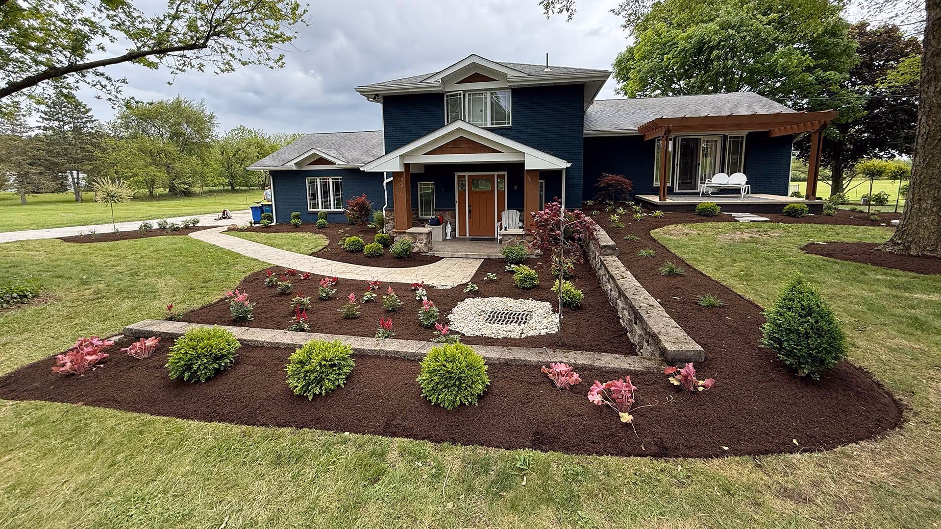 Custom residential landscape design by Weidner Landscape Solutions landscaping company near me