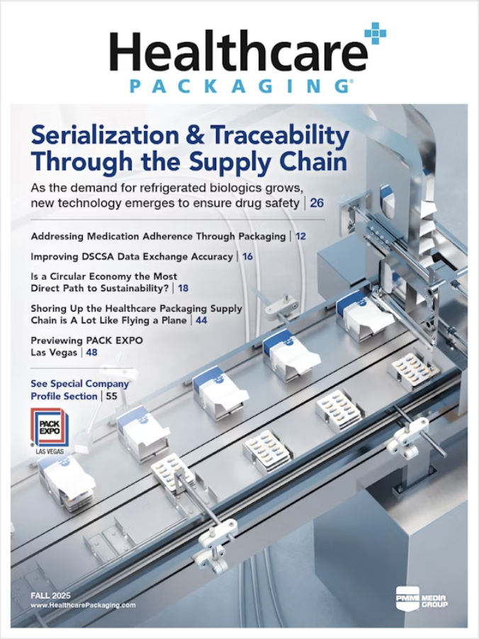 Healthcare Packaging magazine cover