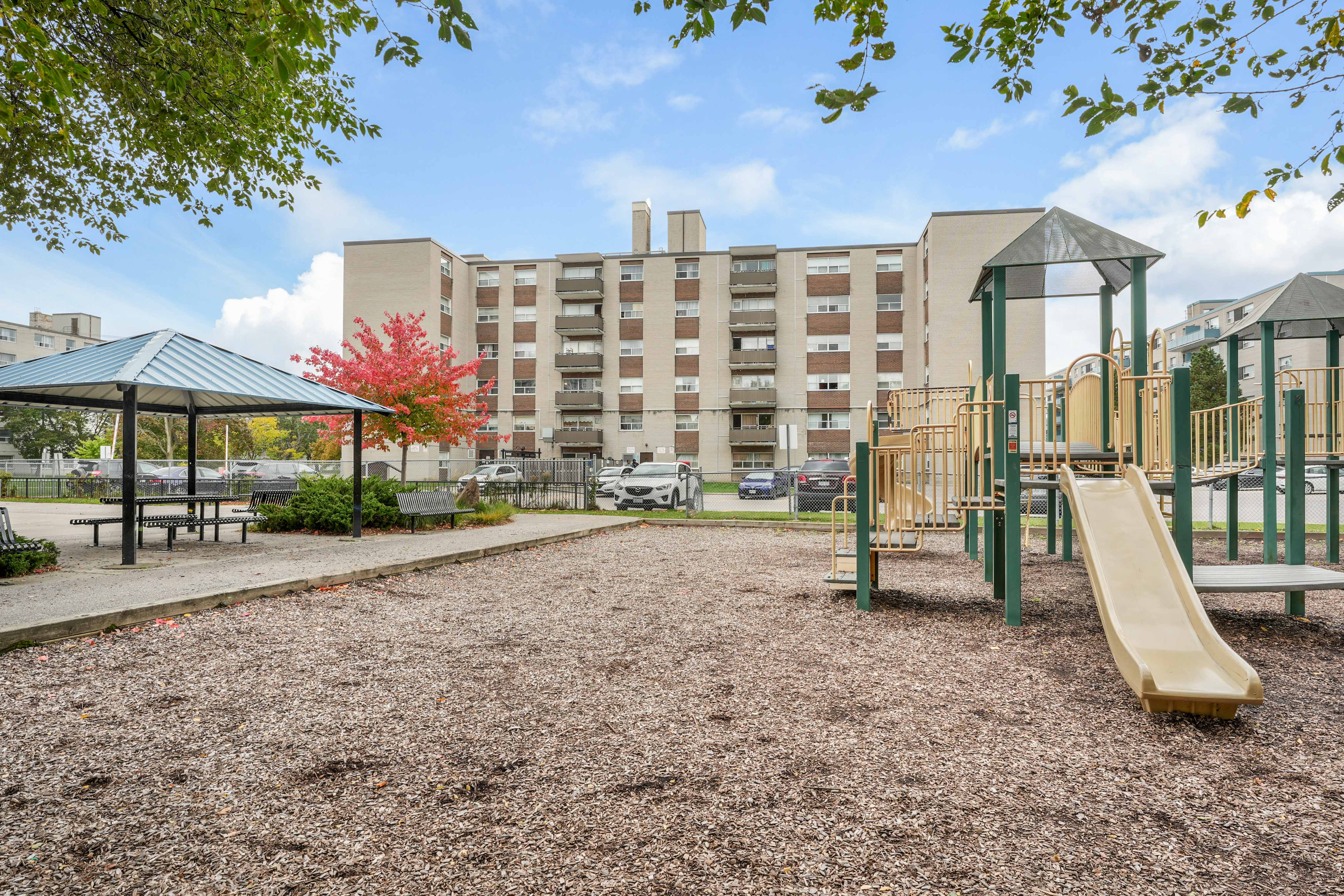 image of modern office building exterior (for a fintech company)