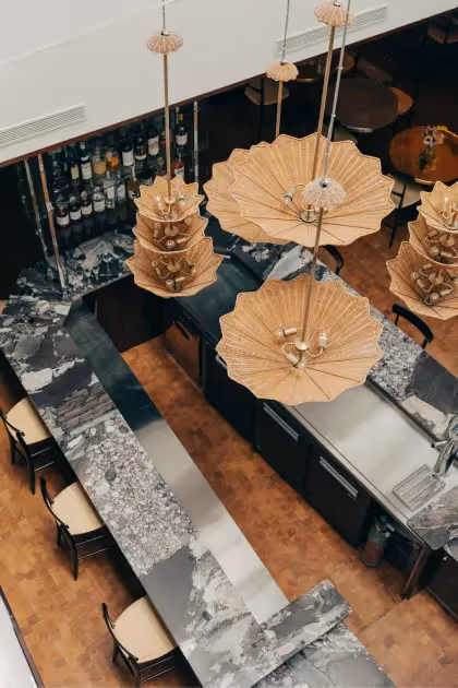 Bar vue du haut - Orso Hotels Paris