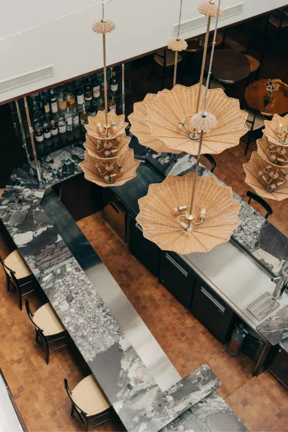 Top view bar Orso Hotels Paris