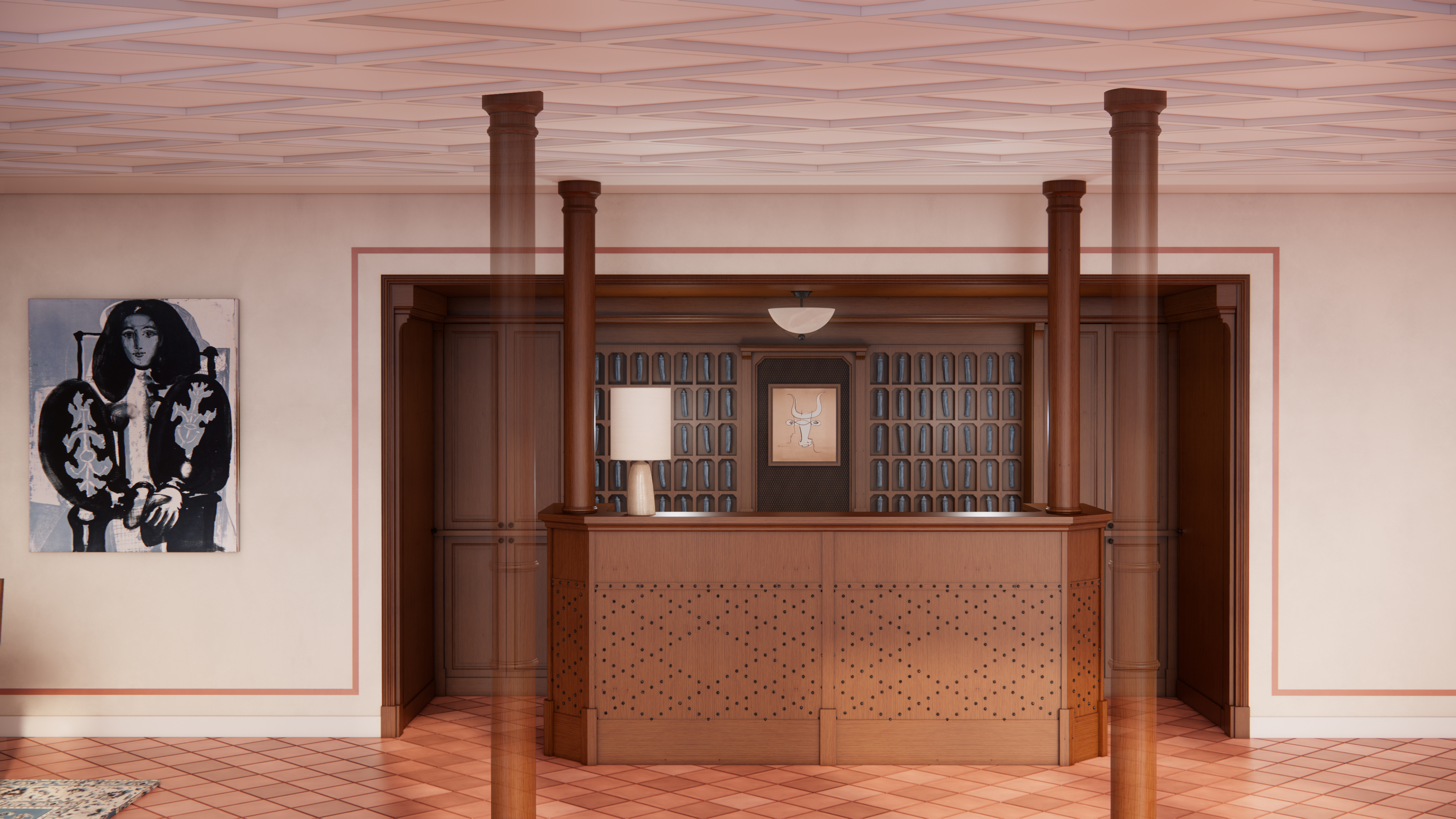 Lobby of the Grand Hôtel Capitole