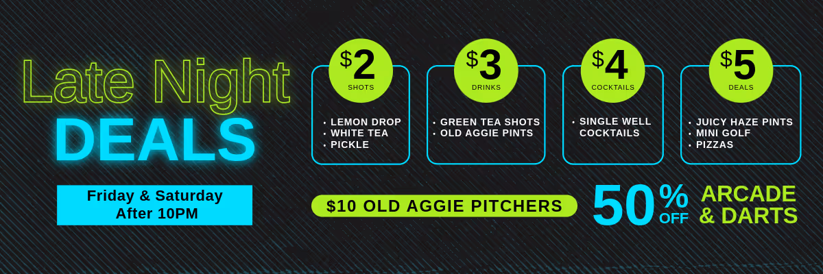 Old Town Putt Late Night Deals - Thursday through Saturday after 10pm