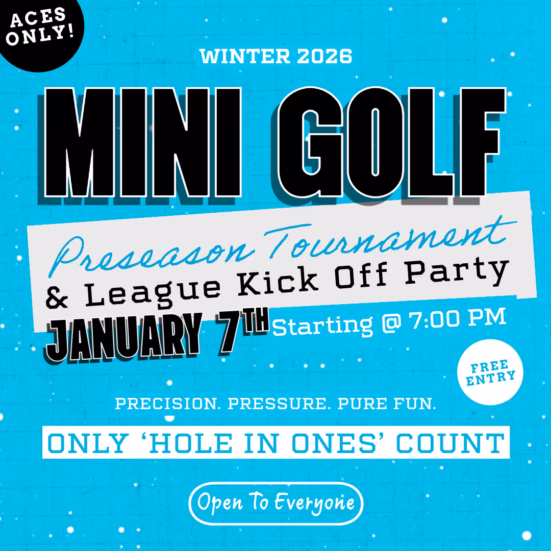 min golf league kickoff party