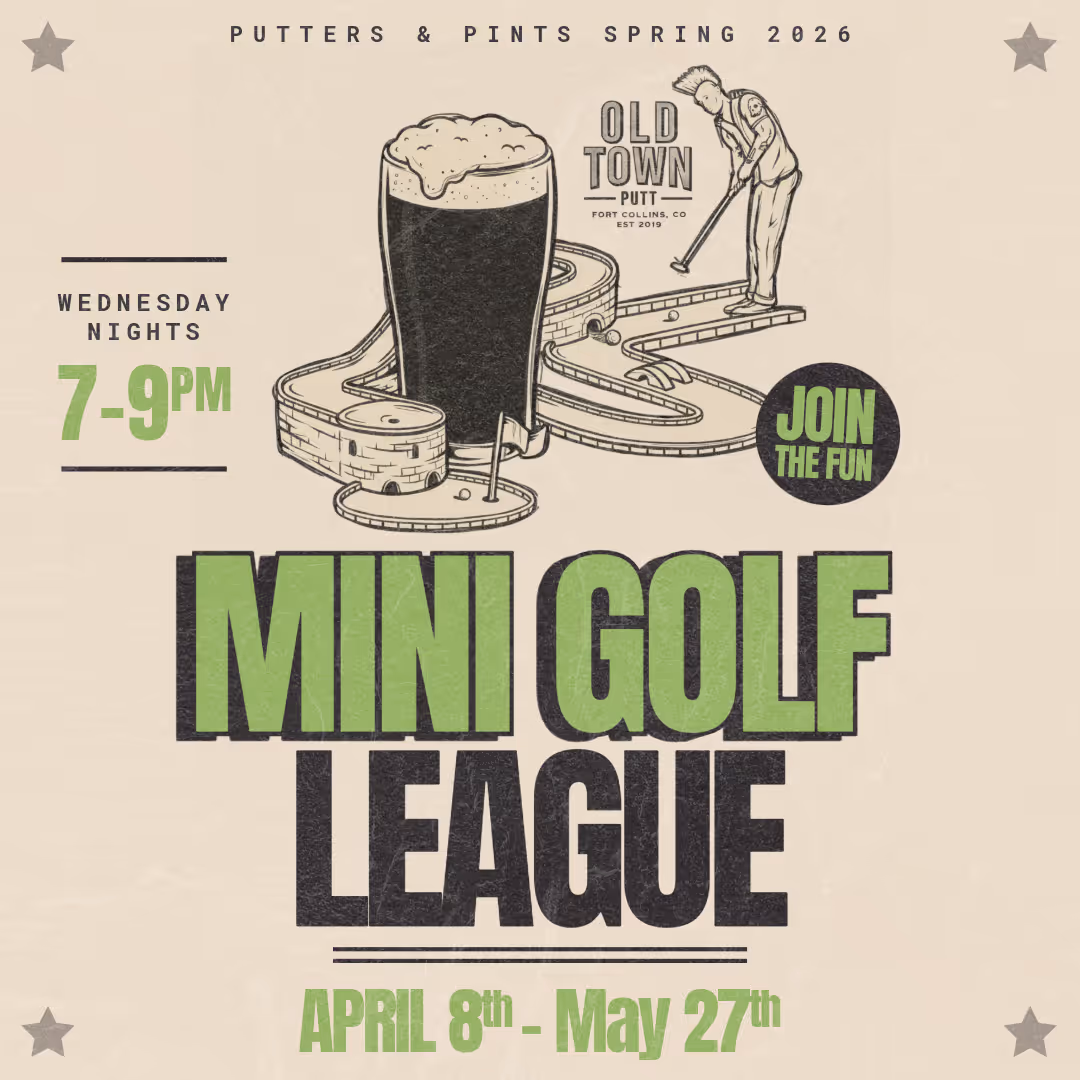 Old Town Putt spring 2026 Mini Golf League