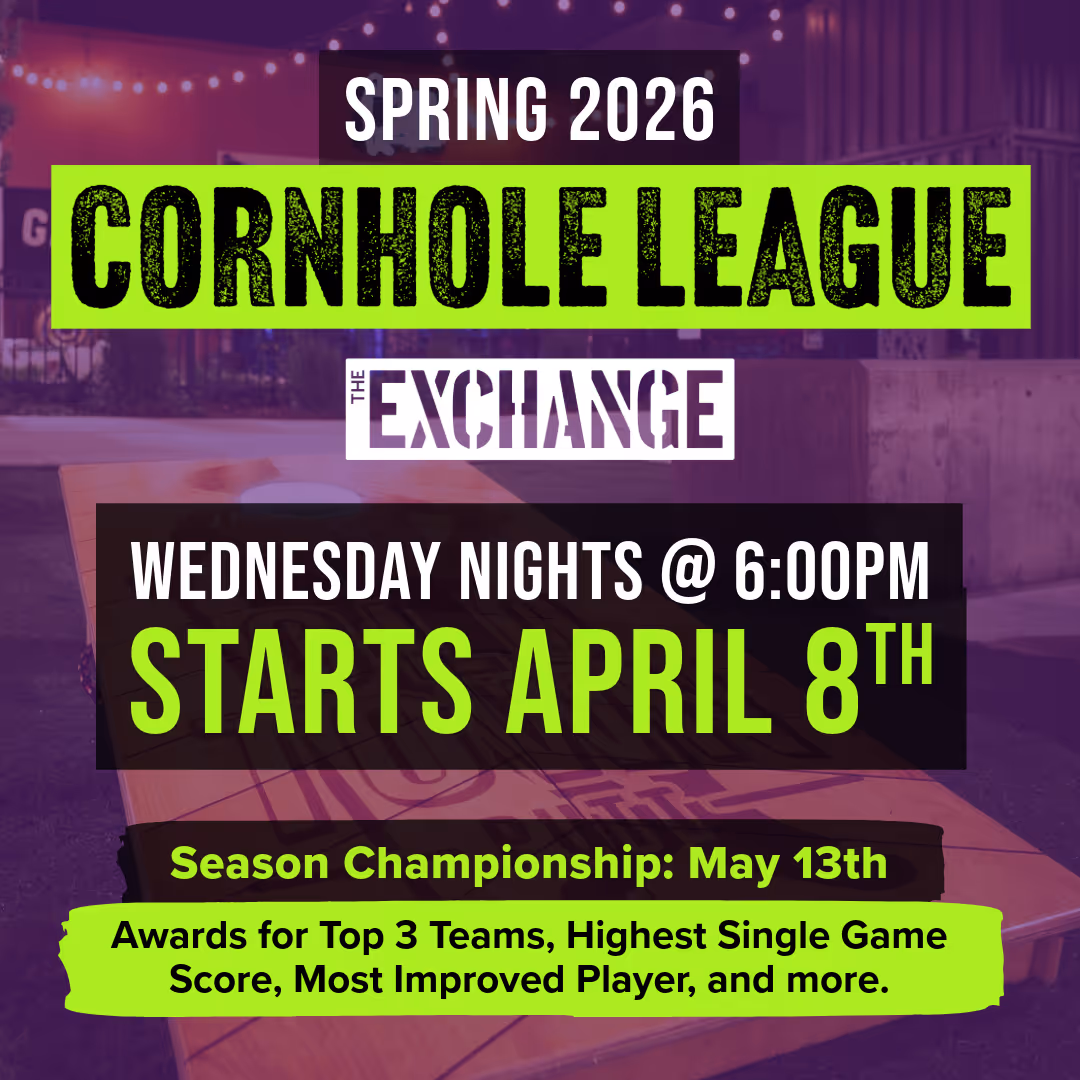 Spring 2026 Cornhole League at The Exchange in Downtown Fort Collins
