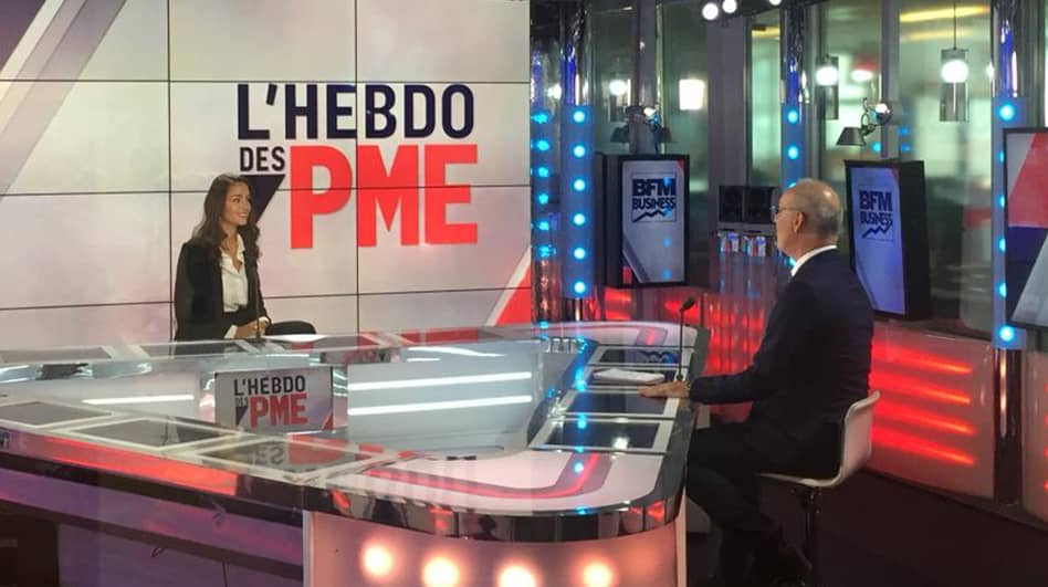 Ozitem sur le plateau de BFM Business