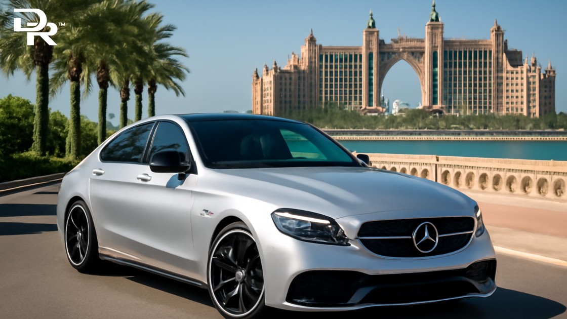 Rent MERCEDES BENZ C 63S in Dubai Near Palm Jumeirah