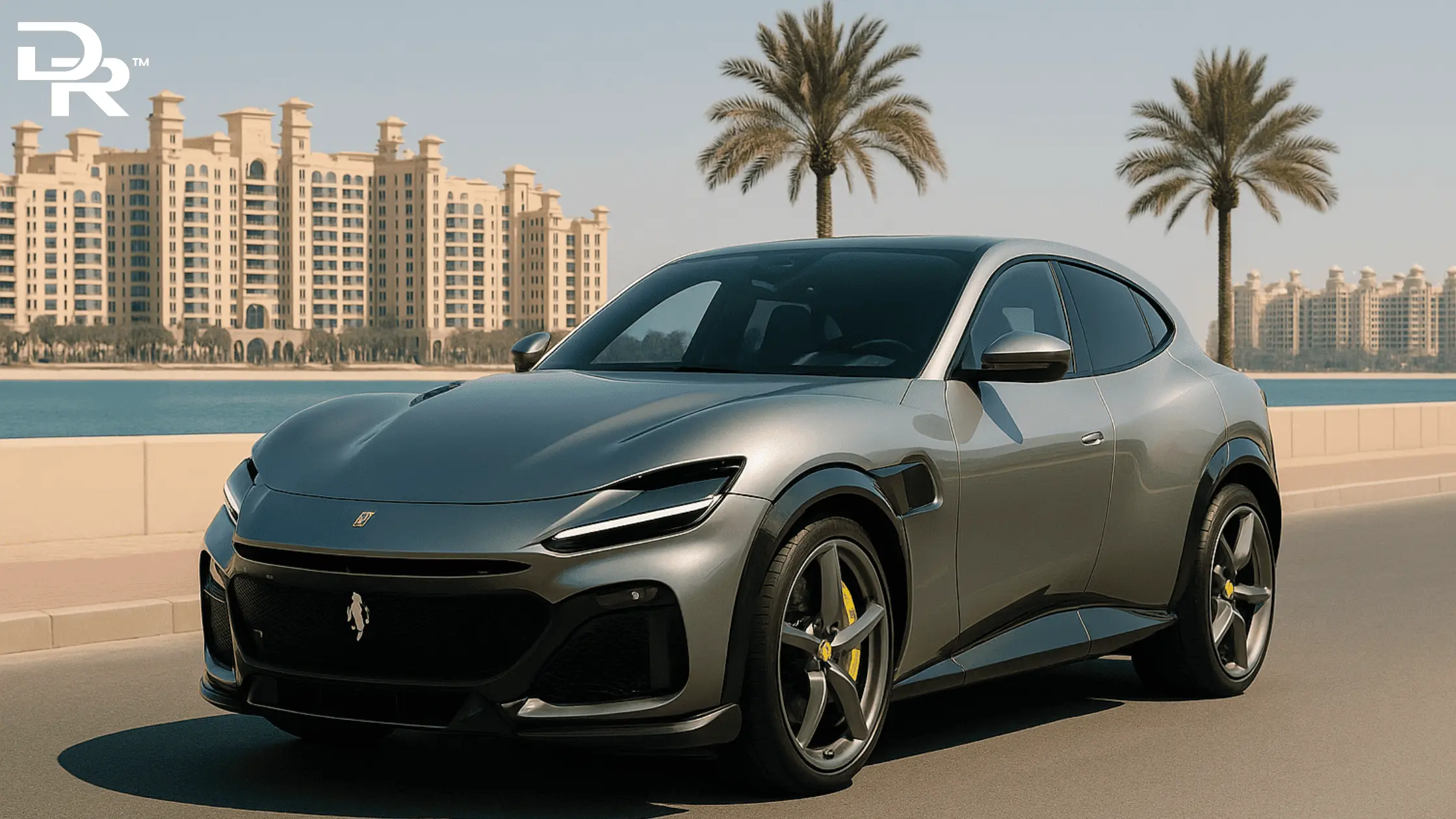 Rent Ferrari Purosangue Near Palm Jumeirah