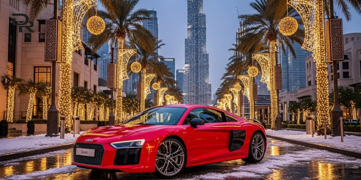 Luxury Car in christmas Dubai
