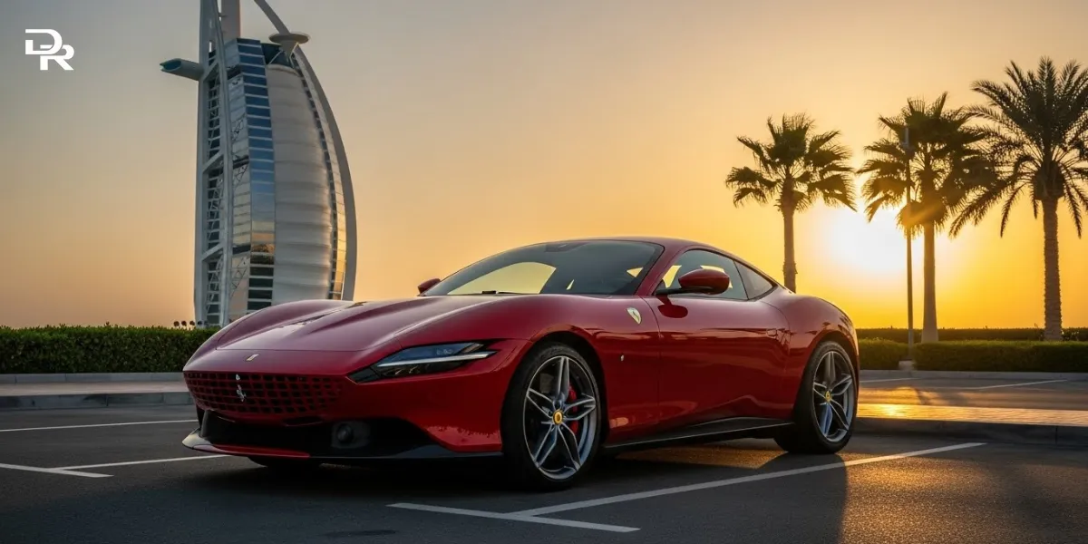Rent Ferrari Roma in Dubai