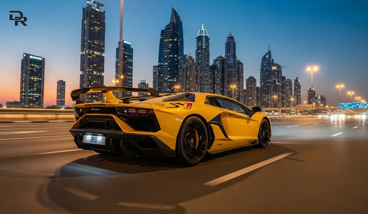 Driving on Sheikh Zayed Road