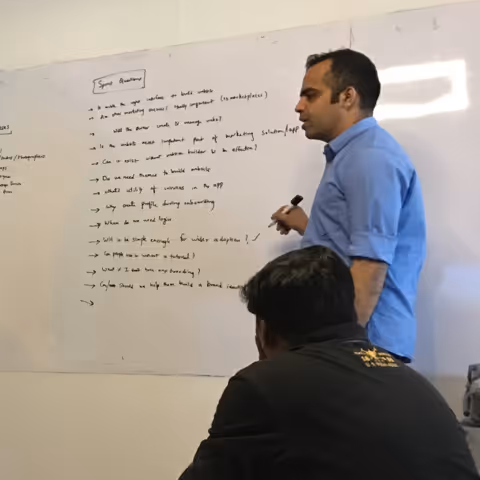 Boomer Design Sprint session