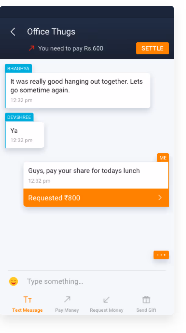 Citrus UI Design Screen