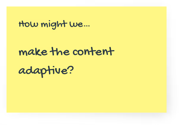 Design Sprint - How Might we