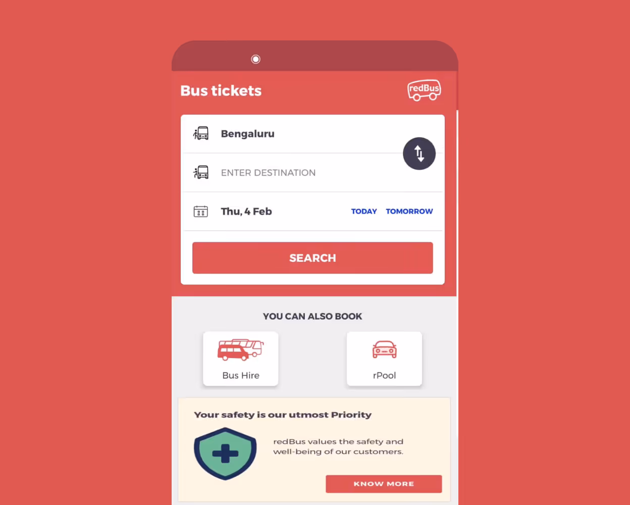 redBus-Booking
