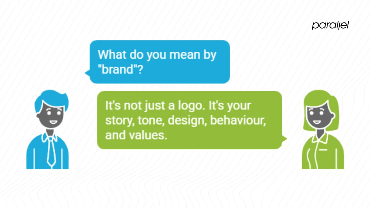  I don’t just mean a logo