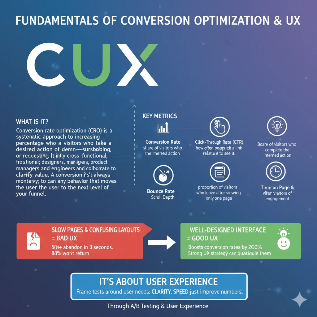 Fundamentals of conversion optimization and UX