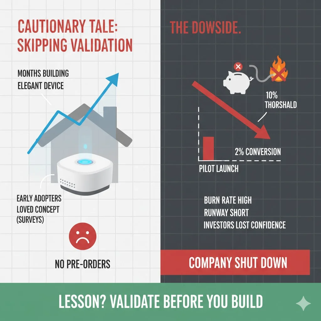 A cautionary tale: skipping validation