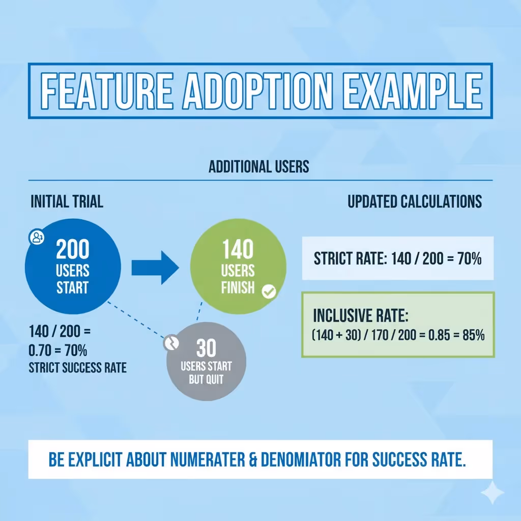 Feature adoption example