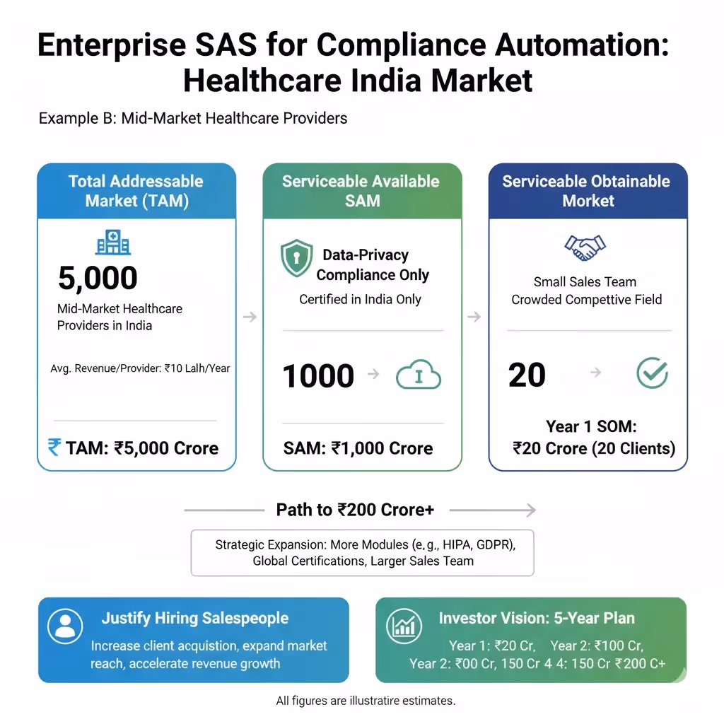 Example B: enterprise SaaS for compliance automation