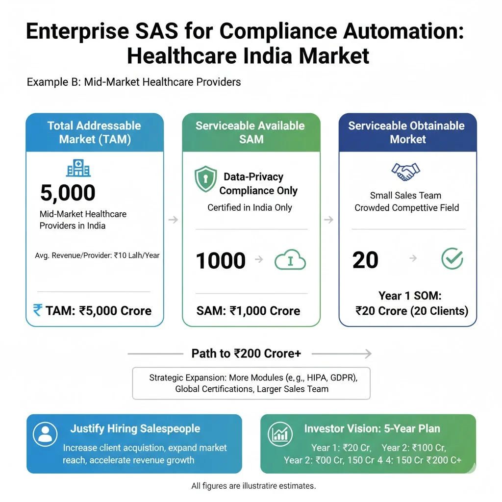 Example B: enterprise SaaS for compliance automation