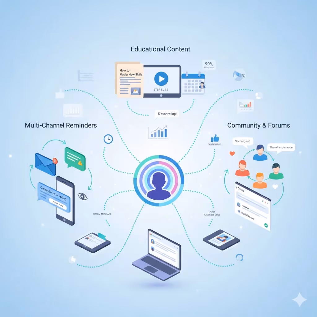 Cross‑channel activation outside the product