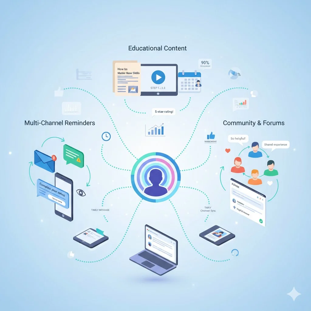 Cross‑channel activation outside the product
