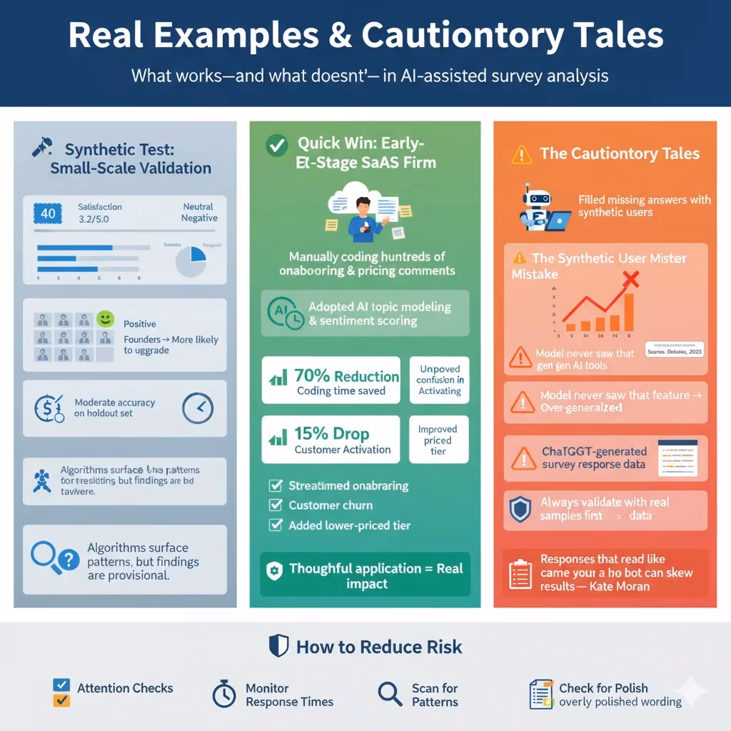 Real examples and cautionary tales