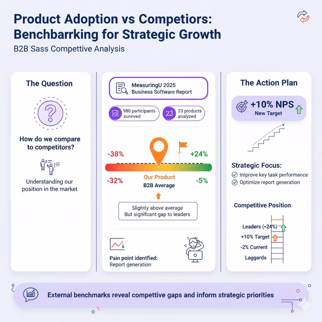 Product adoption vs competitors