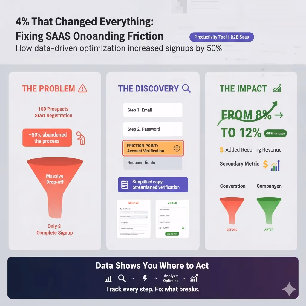 SaaS onboarding improvements