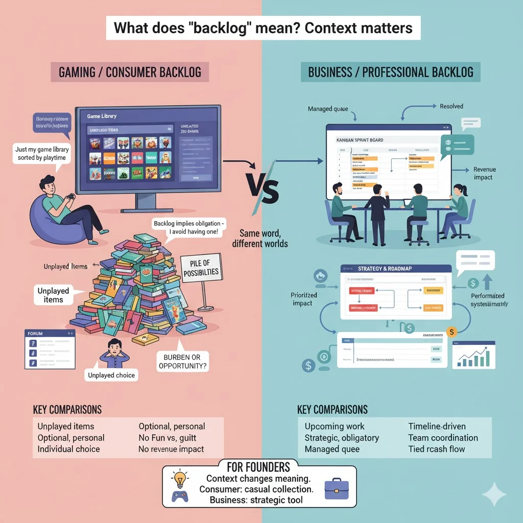 Consumer “backlogs” in gaming