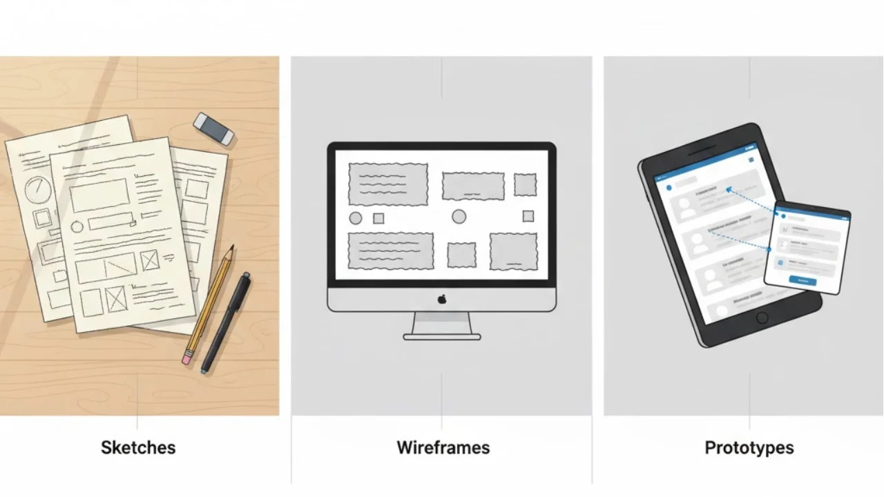 Low‑fidelity prototypes