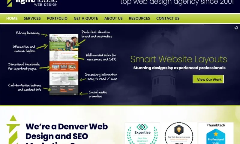 Lighthouse Web Design — Professional Services