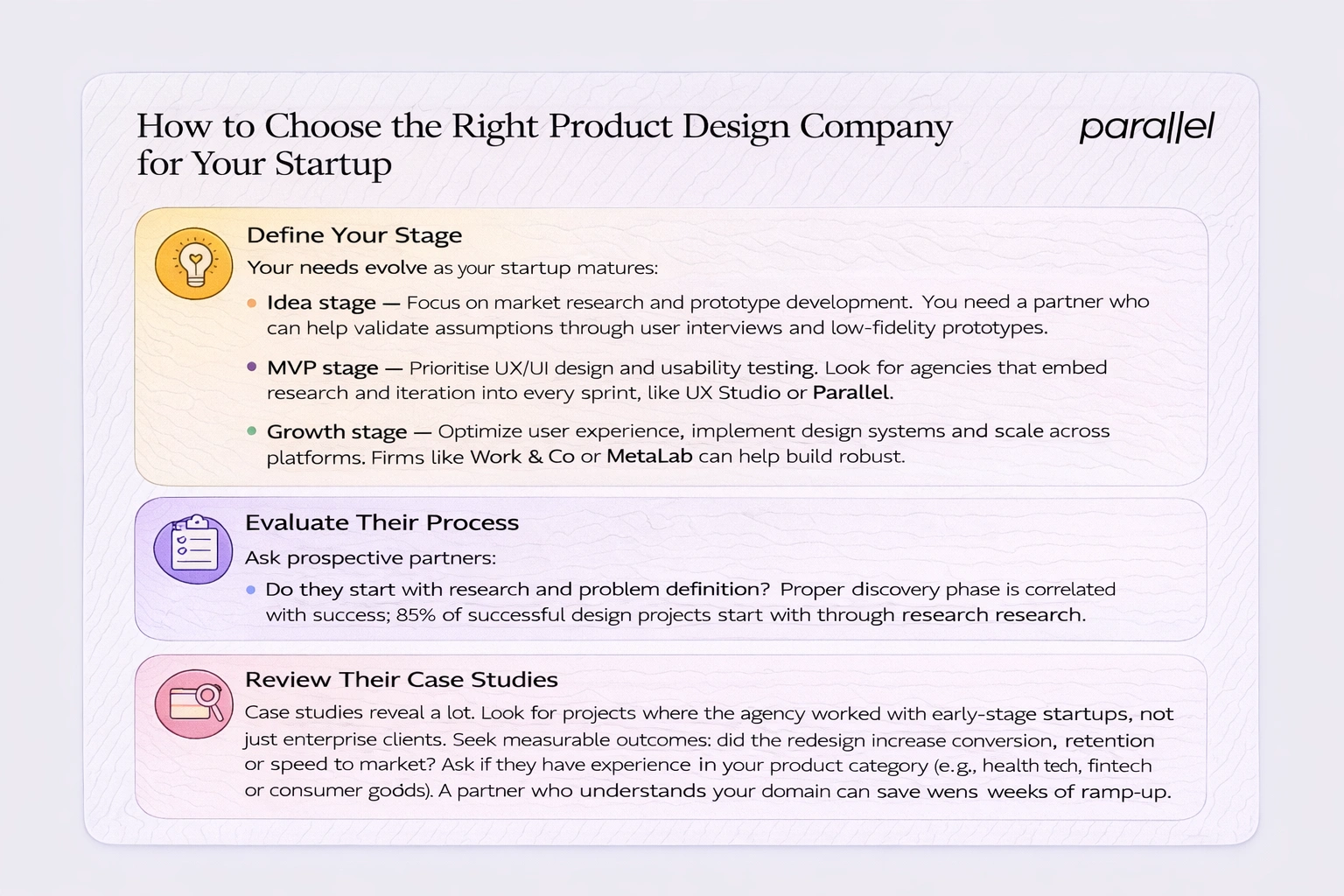How to choose the right product design company for your startup
