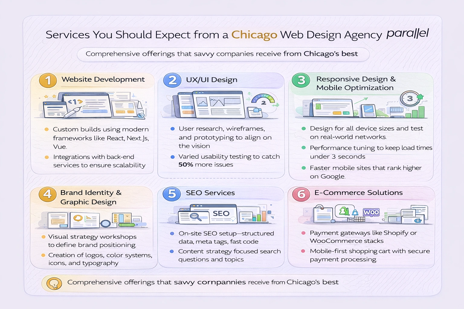 Services you should expect from a Chicago web design agency