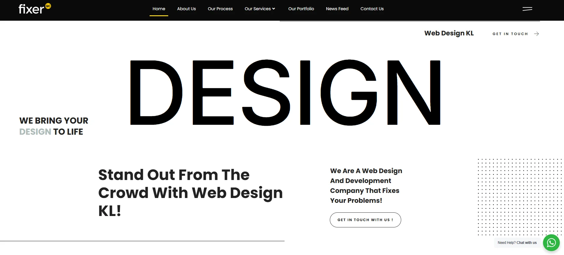 QC Fixer – web design company Malaysia with conversion & UX focus