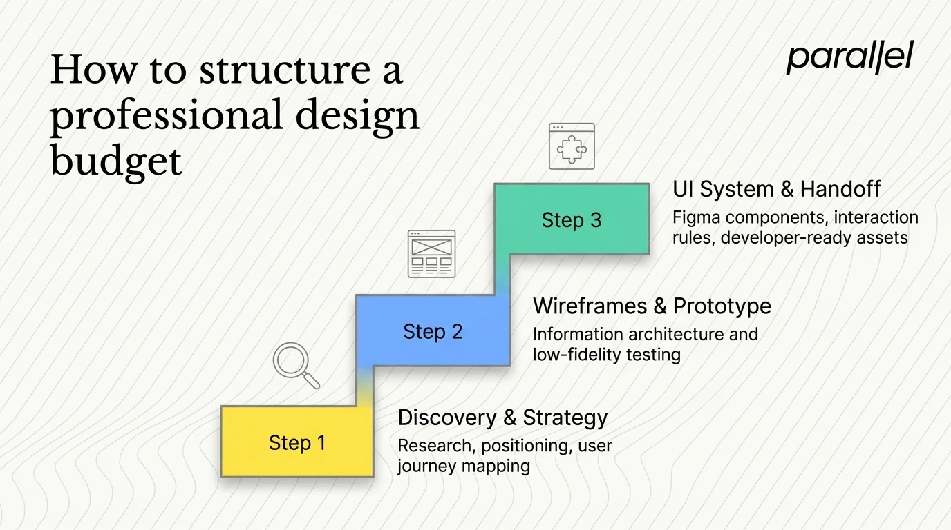 How to structure a professional design budget